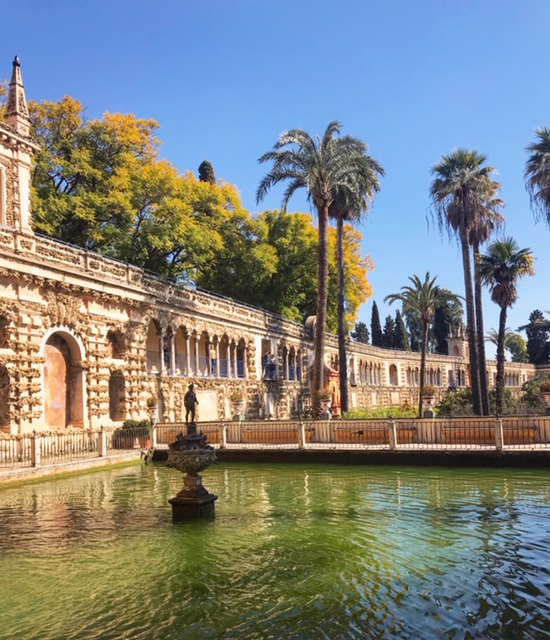 Petit aperçu des splendides jardin du Reales Alcazar